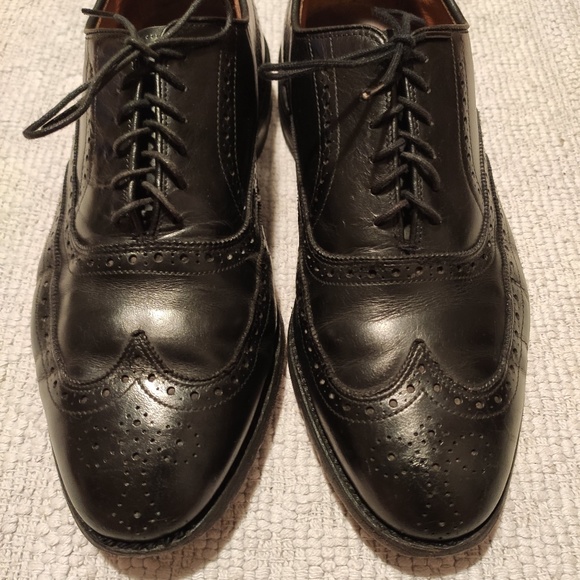 Allen Edmonds Chester Leather Wingtip VTG M9D READ - Picture 2 of 8